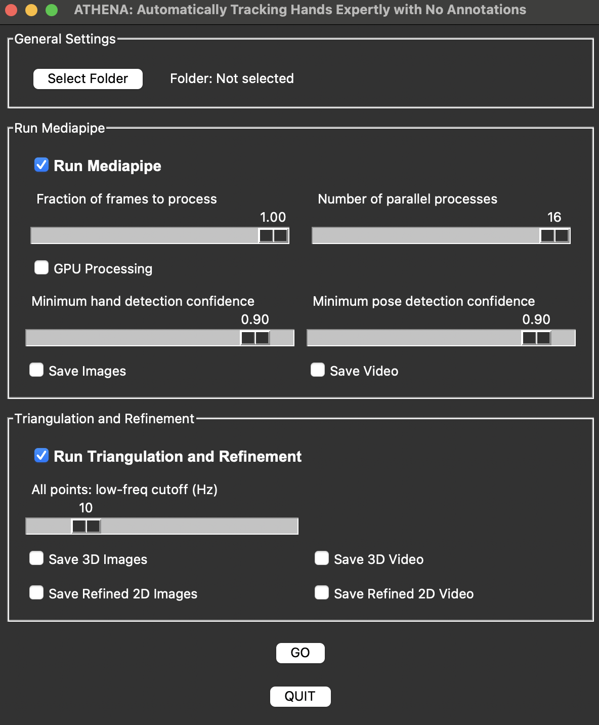 GUI screenshot